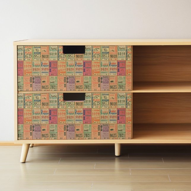 Vintage Pferdeausweise oder Wrapping Paper Geschenkpapier (This is a mockup, your design may appear larger or smaller depending on your surface size.)