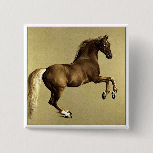 Vintage-Pferdekunst: Whistlejacket Button