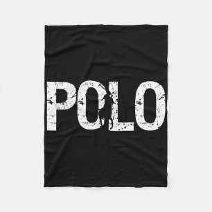 Vintage Pferdepolo-Geschenke für Polo-Spieler - Ho Fleecedecke