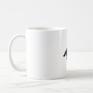Vintage-Pferderennen-Jockey-Vektordesign_1 Kaffeetasse