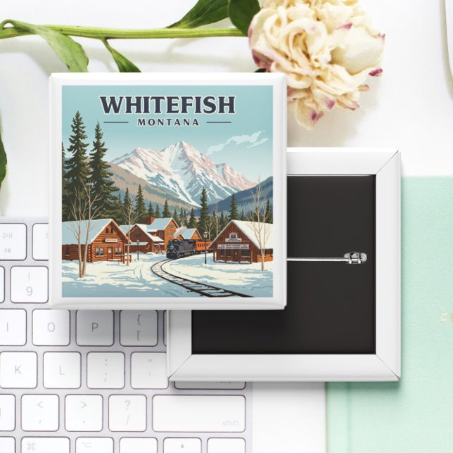 Vintage Pfingstzeit Montana Button (Von Creator hochgeladen)