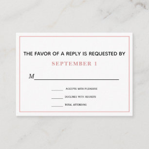 Vintage Pfirsichblütenrosa Blumenzange RSVP Begleitkarte