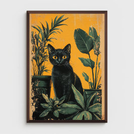 Vintage Pflanze Poster