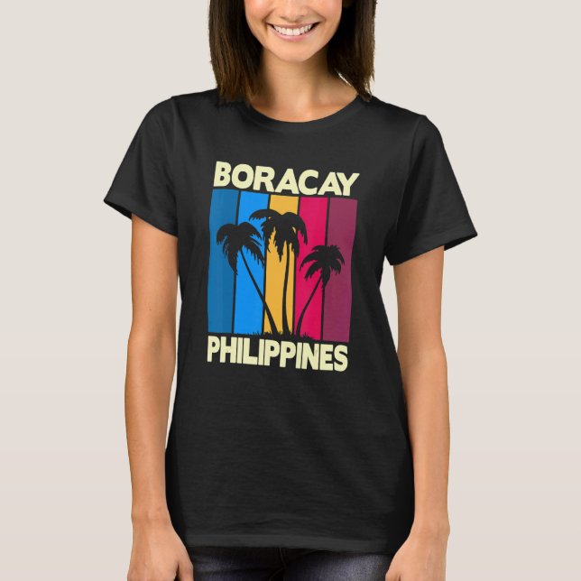 Vintage Philippinen Boracay 2 T-Shirt (Vorderseite)