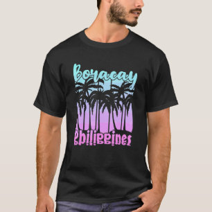 Vintage Philippinen Boracay Sonnenuntergang T-Shirt
