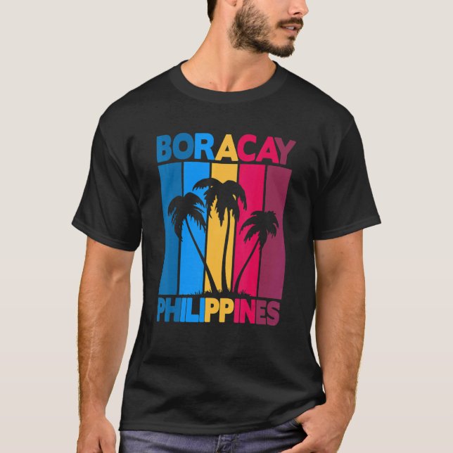 Vintage Philippinen Boracay T-Shirt (Vorderseite)
