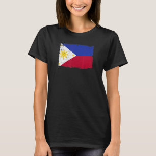 Vintage Philippinen Flaggenstaat Philippinischer P T-Shirt