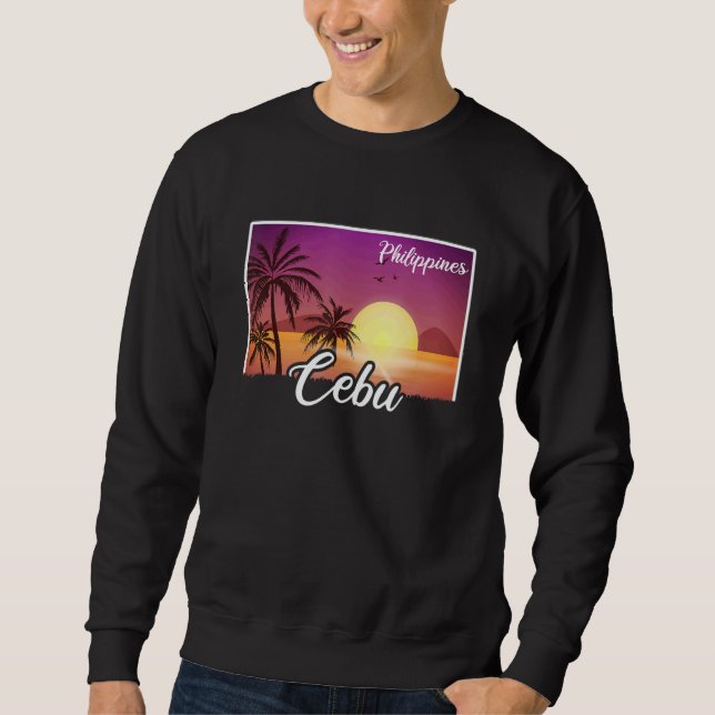 Vintage Philippines Vacation Travel Asia Cebu 1 Sweatshirt (Vorderseite)