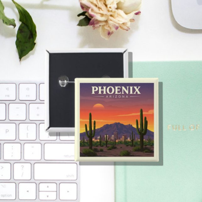Vintage Phoenix Arizona Button (Von Creator hochgeladen)