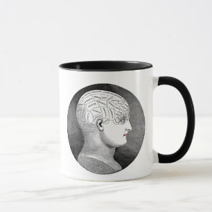 Vintage-Phrenologie-Geschenktasse Tasse