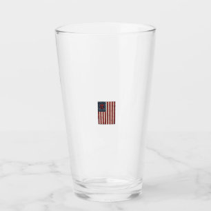 Vintage-Pi-Amerikanische-Flagge-Mathe-Lehrer-Shirt Glas