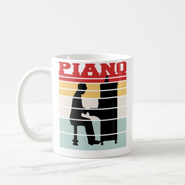 Vintage Piano Team Kaffeetasse (Links)