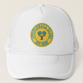 Vintage Pickleball Club Est. 2024 Emblem Truckerkappe