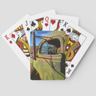 Vintage Pickup-Truck Spielkarten