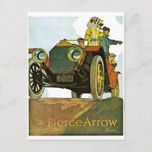Vintage Pierce-Arrow-Werbung Postkarte