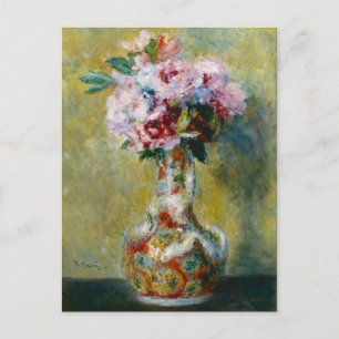 Vintage Pierre Auguste Renoir Blumenstrauß in eine Postkarte