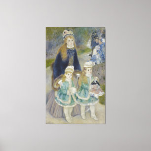 Vintage Pierre Auguste Renoir La Promenade Leinwanddruck
