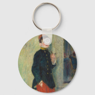 Vintage Pierre Auguste Renoir The Young Soldier Schlüsselanhänger