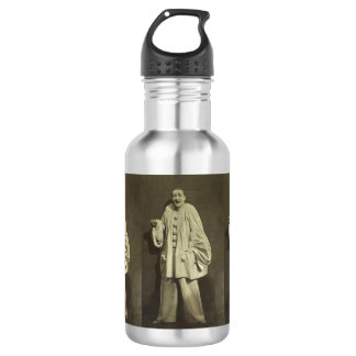 Vintage Pierrot Clown Edelstahlflasche