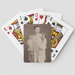 Vintage Pierrot Clown Spielkarten