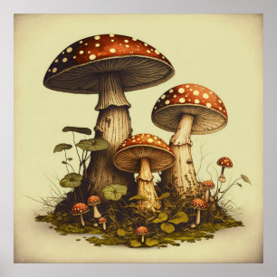 Vintage Pilz Digital Art 10 Poster