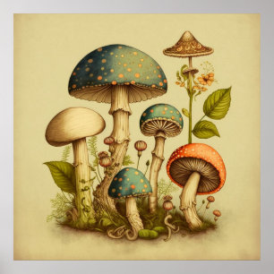 Vintage Pilz Digital Art 9 Poster
