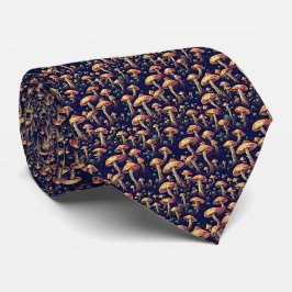 Vintage-Pilz-Dunkle-Botanik-Krawatte Krawatte