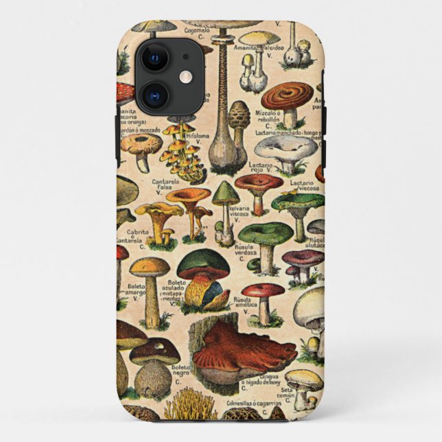 Vintage Pilz-Führer iPhone 5 Case-Mate Hülle (Rückseite)