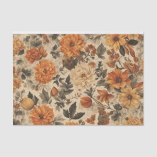 Vintage Pilze aus dem Herbst Seidenpapier