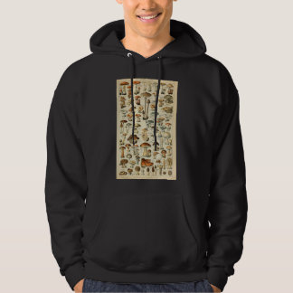 Vintage Pilze botanische wissenschaftliche Illustr Hoodie