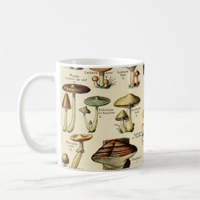 Vintage Pilze & Pilze #2 Kaffeetasse (Links)