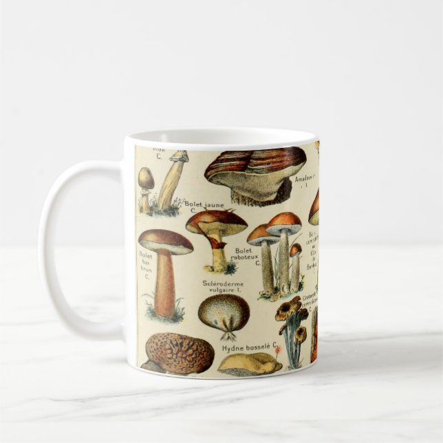 Vintage Pilze & Pilze Kaffeetasse (Links)