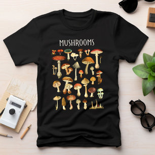 Vintage-Pilzkarte  T-Shirt