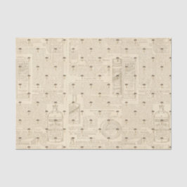 Vintage Pilzkollektion Seidenpapier