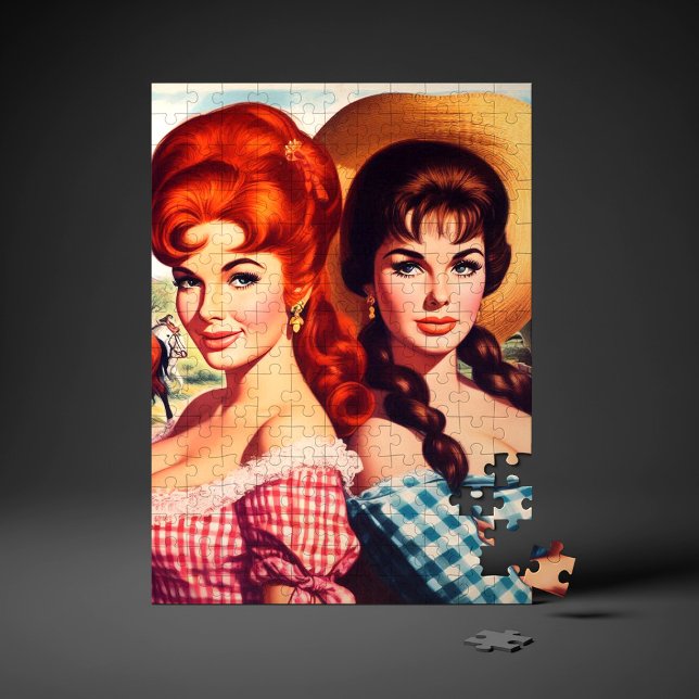 Vintage Pin-ups von Bauernmädchen Puzzle (Von Creator hochgeladen)
