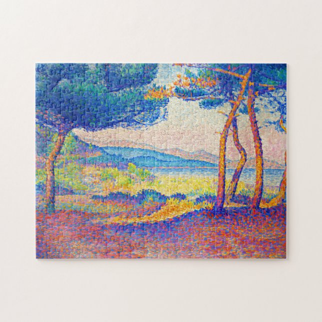 Vintage Pines entlang der Küste (1896) Puzzle (Horizontal)