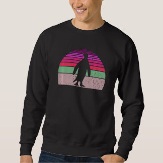 Vintage Pinguin Retro Pinguin Silhouette 80er 90er Sweatshirt