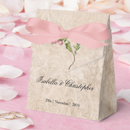 Vintage Pink Berries Hochzeit Geschenkschachtel