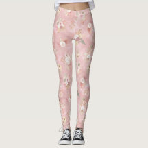 VINTAGE PINK BLUME LEGGINGS