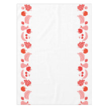 Vintage Pink Küchenfruchtborder – Grandmacore