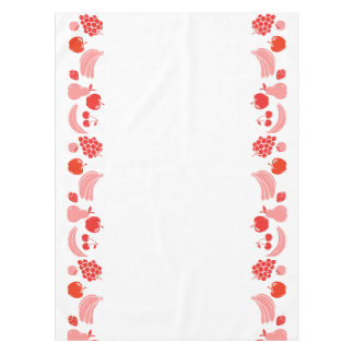 Vintage Pink Küchenfruchtborder – Grandmacore Tischdecke