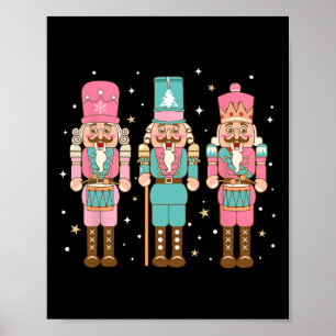 Vintage Pink Nussknacker Squad Frauen Mädchen Kind Poster