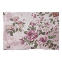 Vintage Pink Rose Floral Wasserfarbe