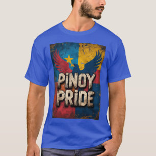 Vintage Pinoy Pride-Shirt   Filipino Flag-T-Shirt T-Shirt