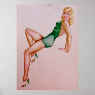 Vintage Pinup Girl Tour 8 Poster