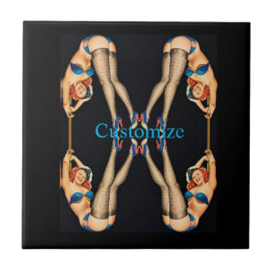 Vintage Pinups Thunder_Cove Fliese