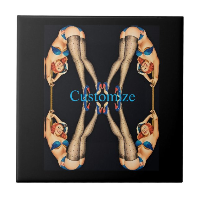 Vintage Pinups Thunder_Cove Fliese (Vorderseite)