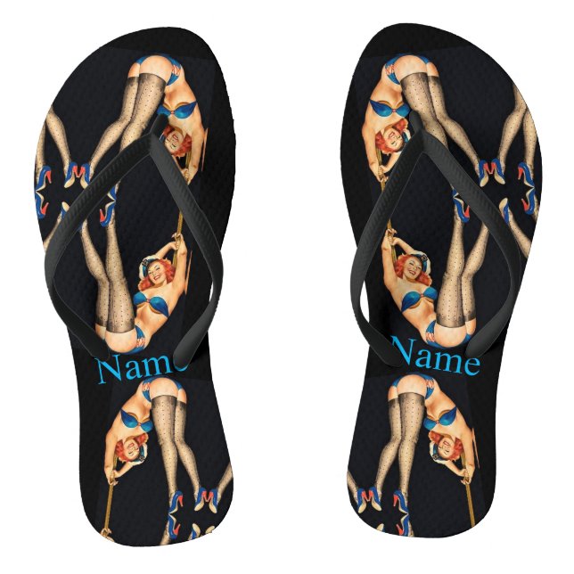 Vintage Pinups Thunder_Cove Flip Flops (Fußbett)