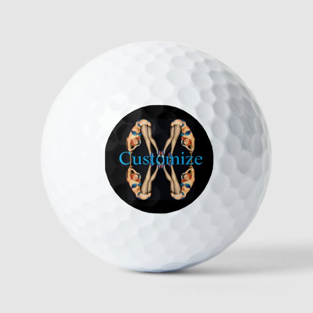 Vintage Pinups Thunder_Cove Golfball (Vorderseite)