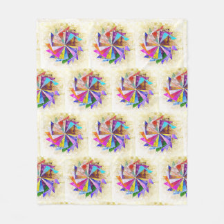 Vintage-Pinwheel-Quilt-Muster Fleecedecke